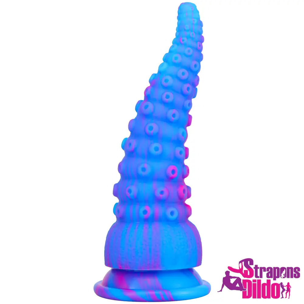 6.02in 7.09in 8.06in Silicone Octopus Tentacle Suction Cup Soft Dildo - Strap ons Dildo