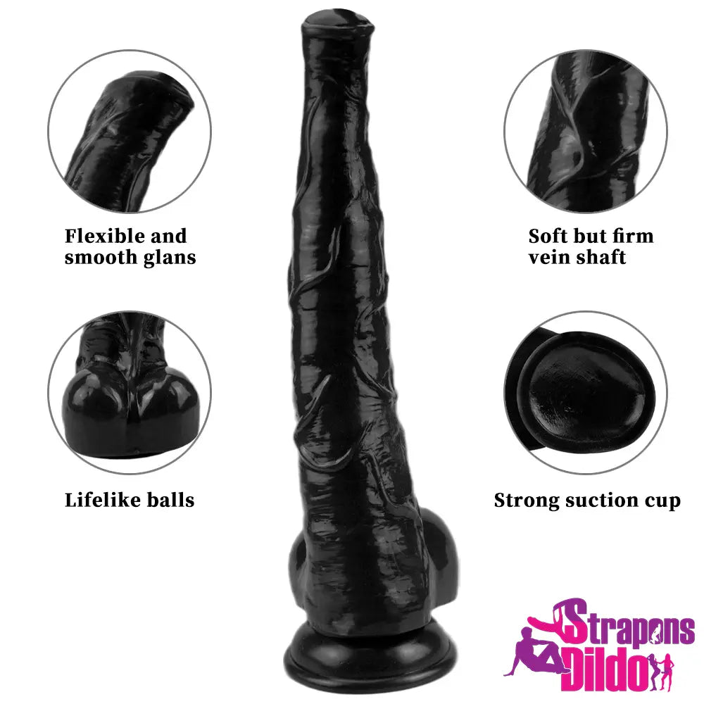 16.33in Real Feeling Huge Long Horse Cock Animal Penis Dildo For Women Strap ons Dildo