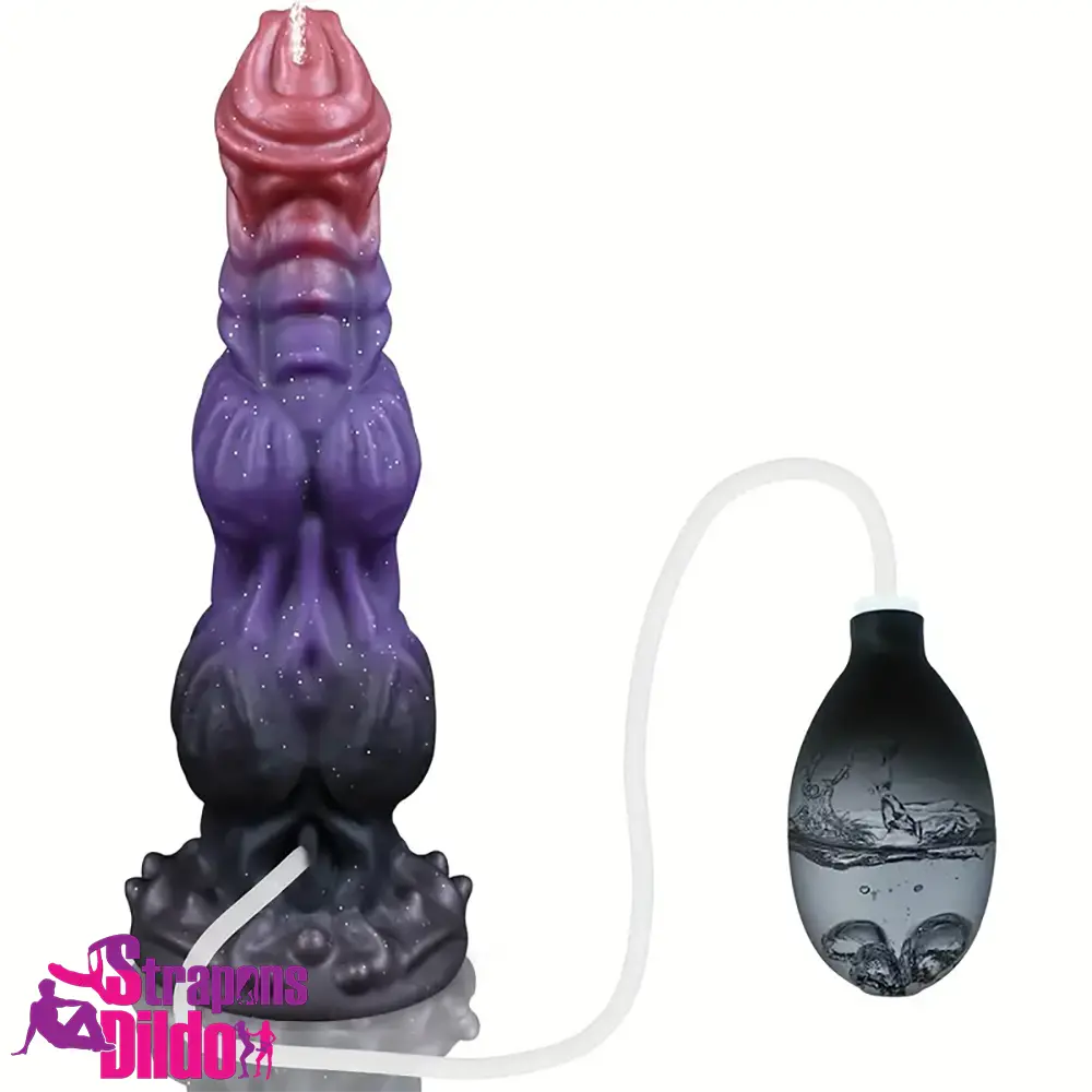 9.4in Fantasy Monster Silicone Soft Ejaculating Dildo For Anal Expander Strap ons Dildo