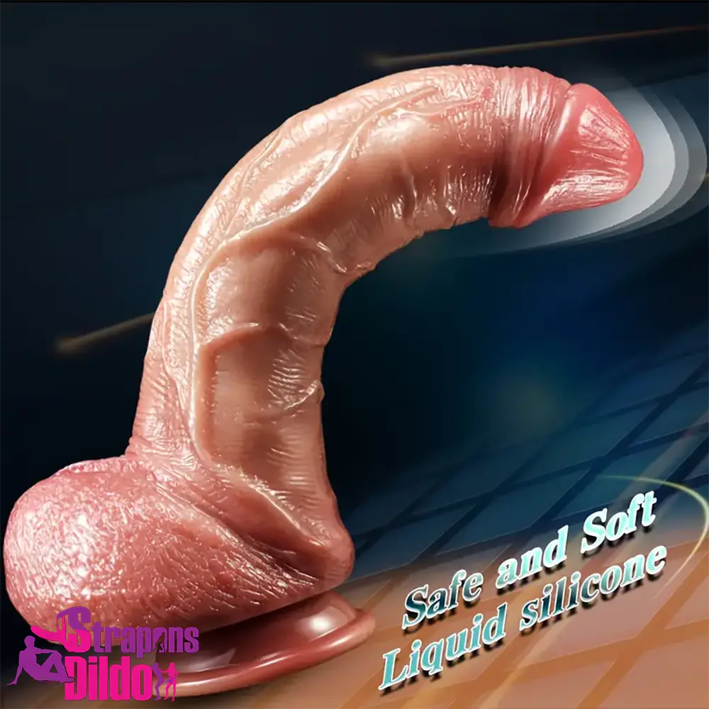 10in Realistic Skin Feel Like Soft Large Silicone Dildo Female Masturbator Strap ons Dildo