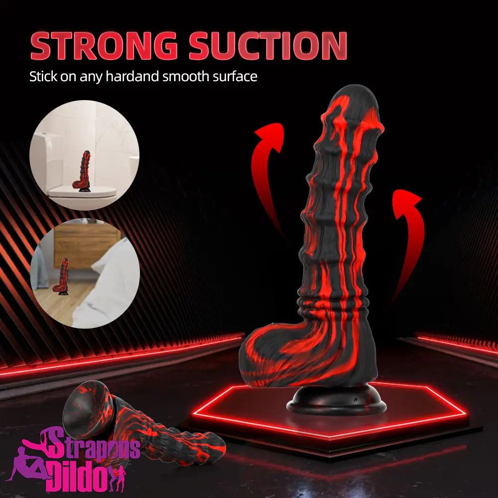 8.27in 9.45in 10.83in Silicone Soft Big Animal Horse Penis Lifelike Dildo Strap ons Dildo