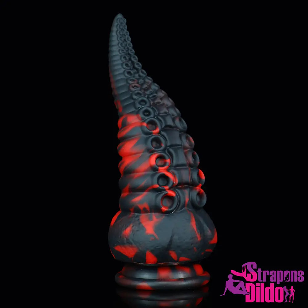 8.07in Silicone Octopus Tentacle Suction Cup Soft Anal Large Dildo - Strap ons Dildo