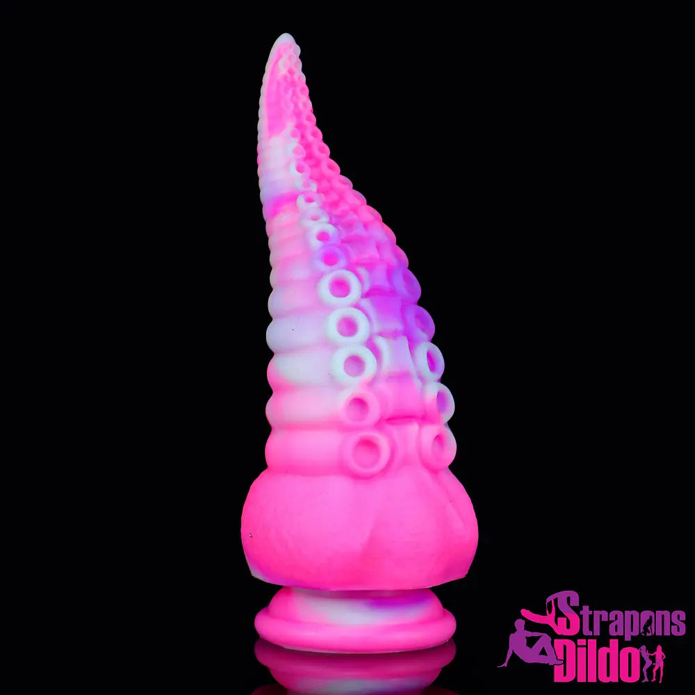 8.07in Silicone Octopus Tentacle Suction Cup Soft Anal Large Dildo - Strap ons Dildo