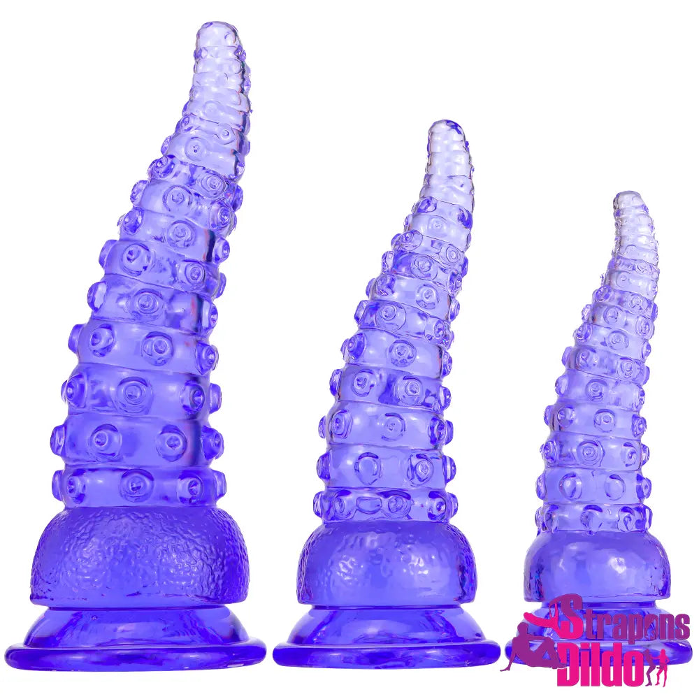 6.02in 7.05in 8.26in Tentacle Octopus Wide Animal Women Couples Dildo - Strap ons Dildo