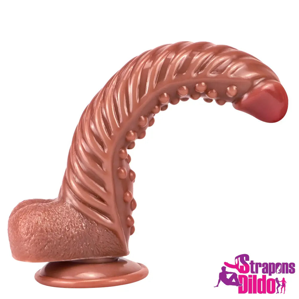 10.62in Spiked G-Spot Vagina Stimulator Big Anal Women Men Odd Dildo Strap ons Dildo