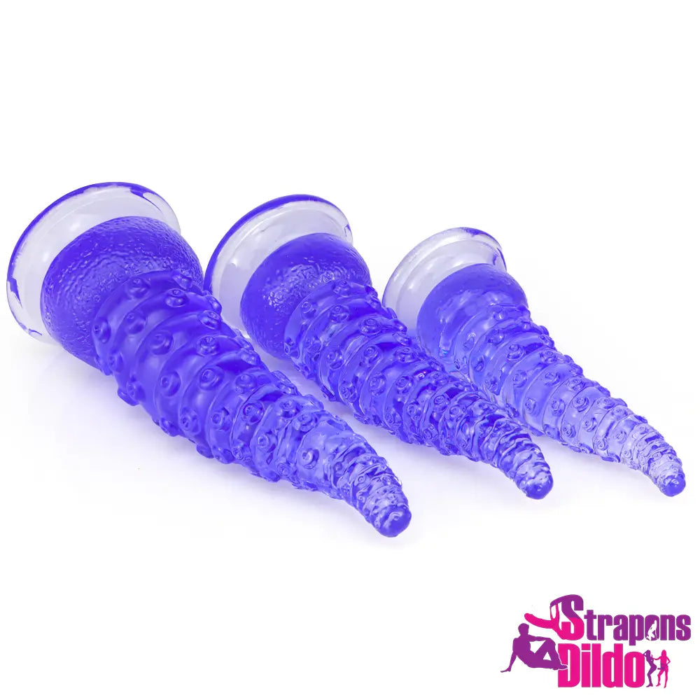 6.02in 7.05in 8.26in Tentacle Octopus Wide Animal Women Couples Dildo - Strap ons Dildo