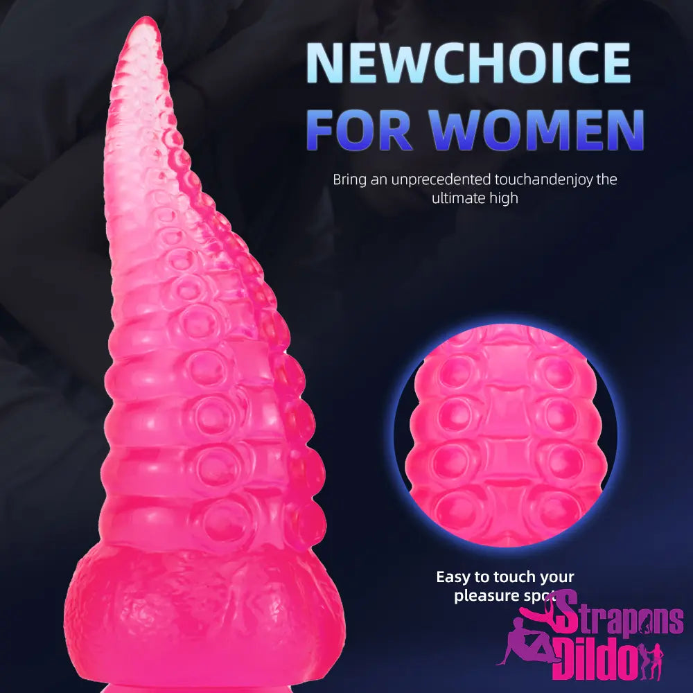 8.07in Tentacle Octopus Animal Big Thick Female Masturbation Dildo - Strap ons Dildo