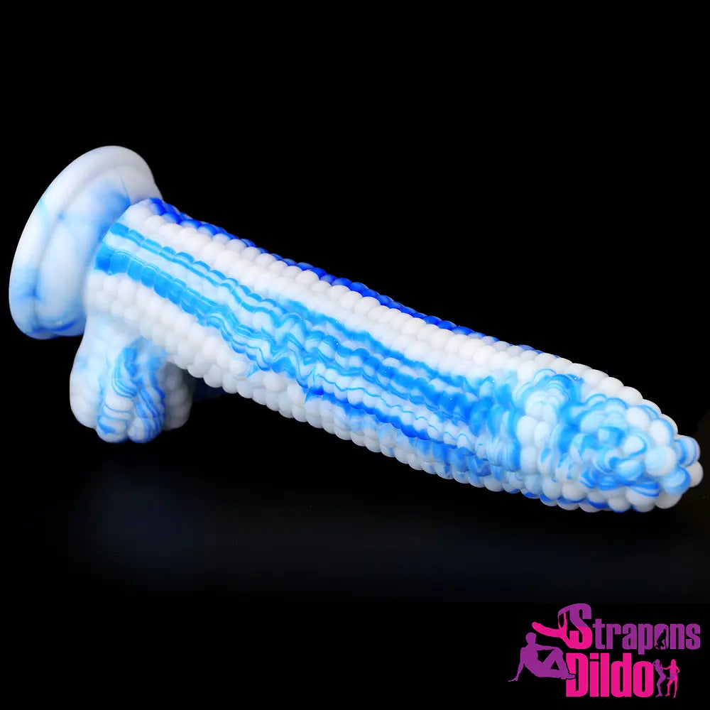 8.26in Silicone Soft Corn Cob Big Dildo Couples Gay Lesbian Sex Toy Strap ons Dildo