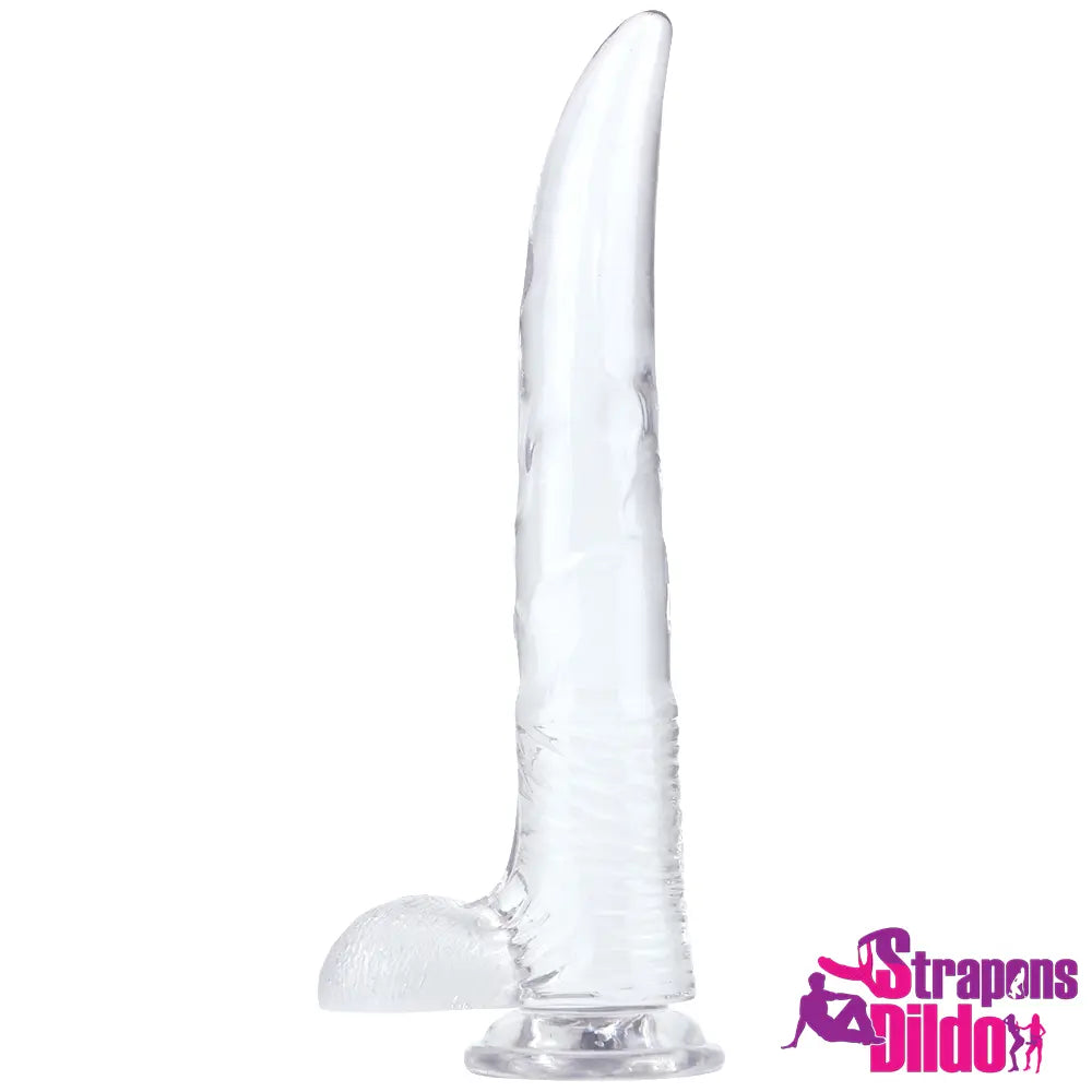 10.62in Sharp Design Thin G-Spot Vagina Stimulator Big Anal Dildo Strap ons Dildo