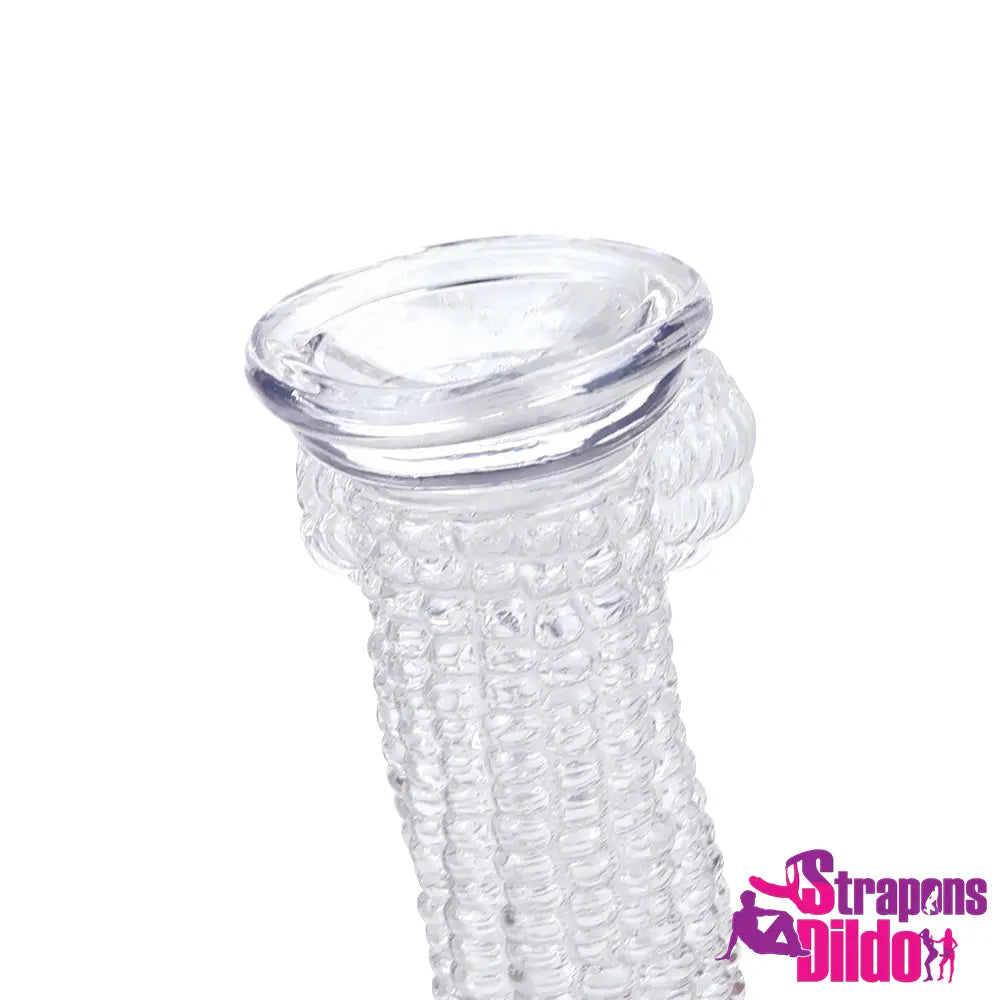 8.26in Corn PVC G Spot Real Feeling Big Anal Dildo With Suction Cup Strap ons Dildo