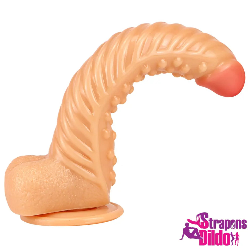 10.62in Spiked G-Spot Vagina Stimulator Big Anal Women Men Odd Dildo Strap ons Dildo