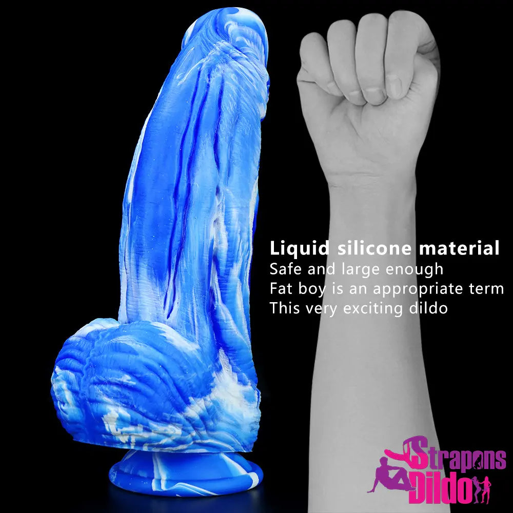 9.84in Realistic Big Soft Suction Cup Thick Dildo For Women Men Strap ons Dildo