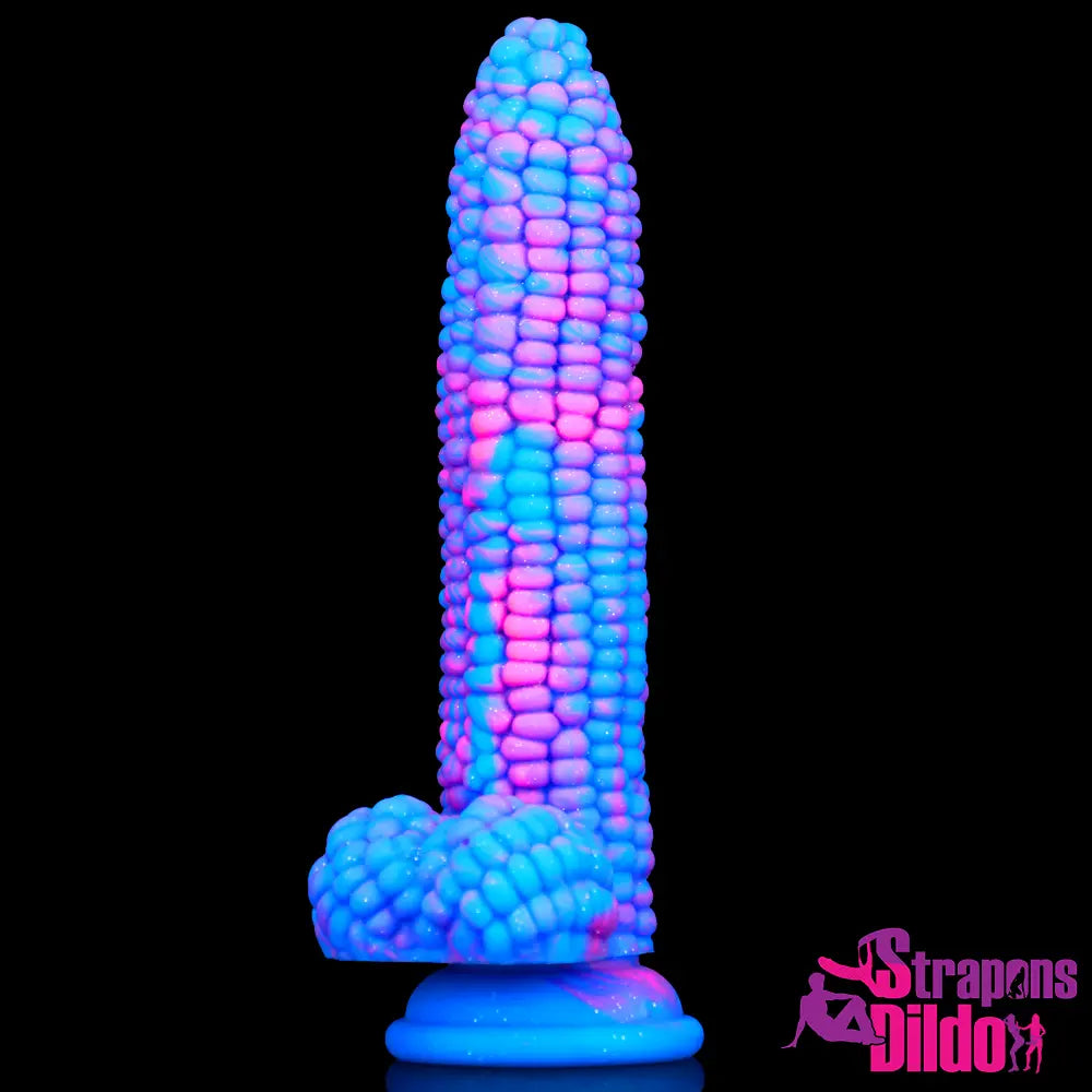 8in Silicone Soft Corn Big Dildo Sex Toy Vagina G-spot Penis Sex Toy - Strap ons Dildo