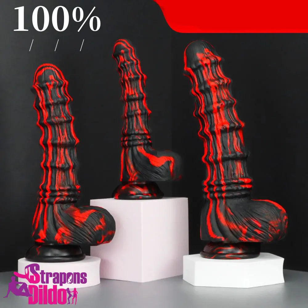 8.27in 9.45in 10.83in Silicone Soft Big Animal Horse Penis Lifelike Dildo Strap ons Dildo