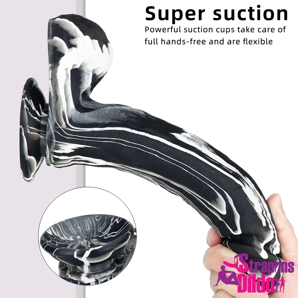 9.44in Silicone Soft Big Prostate Massage Dildo For G-spot Stimulation Strap ons Dildo