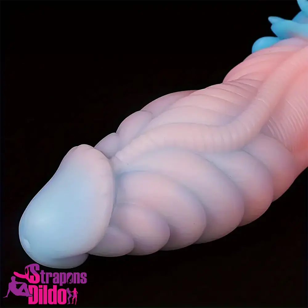 7.87in 9.84in Super Soft Dragon Silicone Animal Monster Penis Anal Dildo Strap ons Dildo