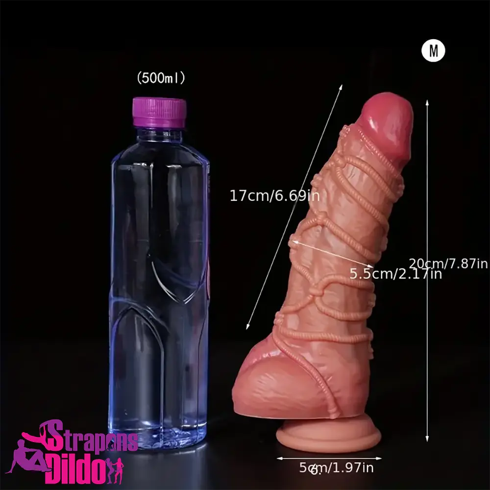 7.8in 7.87in 10.63in Fantasy Real Skin Silicone SM Bondage Soft Dildo Strap ons Dildo