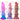 9.44in Colorful Silicone Flexible Fantasy Dog Knot Dildo For Anal Vagina Strap ons Dildo