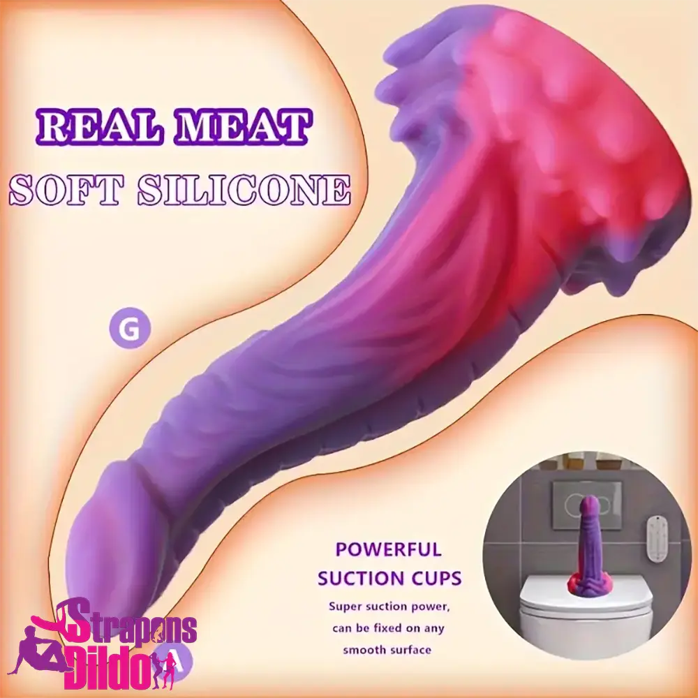 8.07in Fantasy Monster Silicone Soft Big Dildo For Anus Expansion Strap ons Dildo