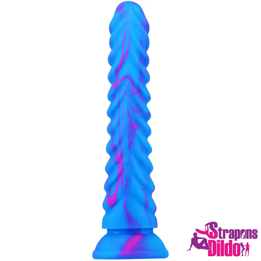 8.58in Silicone Soft Fantasy Large Dildo Penis Vagina Anal Butt Plug - Strap ons Dildo