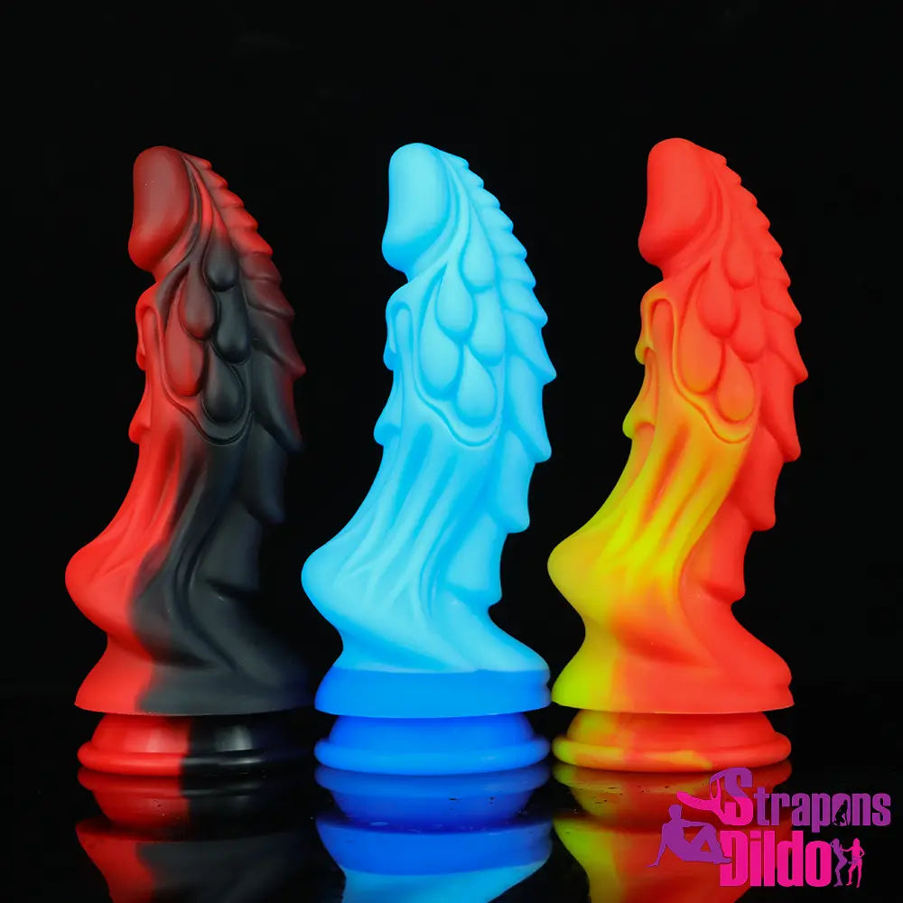 8.66in Silicone Soft Large Dragon Animal Dildo Anal Vaginal Stimulation - Strap ons Dildo