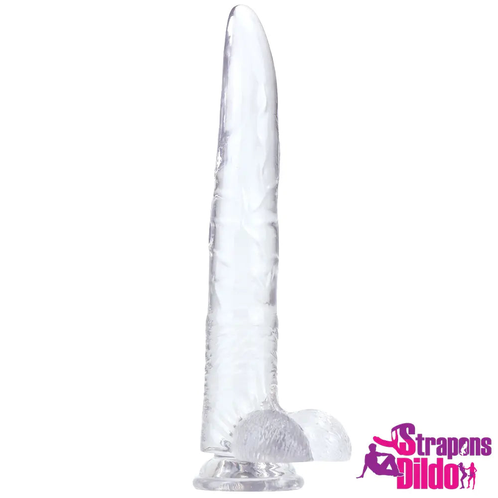 10.62in Sharp Design Thin G-Spot Vagina Stimulator Big Anal Dildo Strap ons Dildo