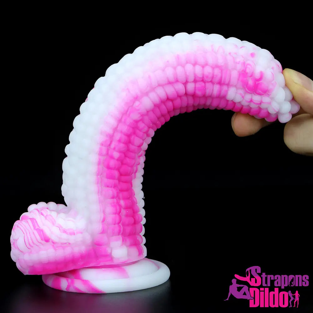 8.26in Silicone Soft Corn Cob Big Dildo Couples Gay Lesbian Sex Toy Strap ons Dildo