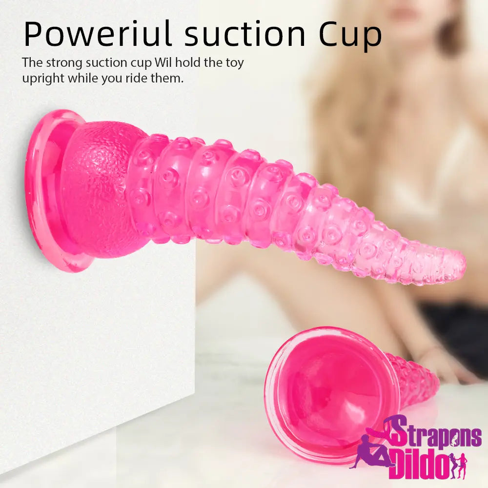 6.02in 7.05in 8.26in Tentacle Octopus Wide Animal Women Couples Dildo - Strap ons Dildo