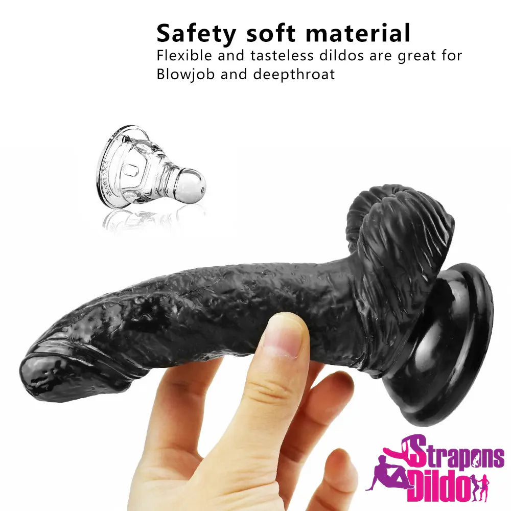 6.1in Curved G Spot Feels Like Skin Dildo Sex Toy For Women Orgasm Strap ons Dildo