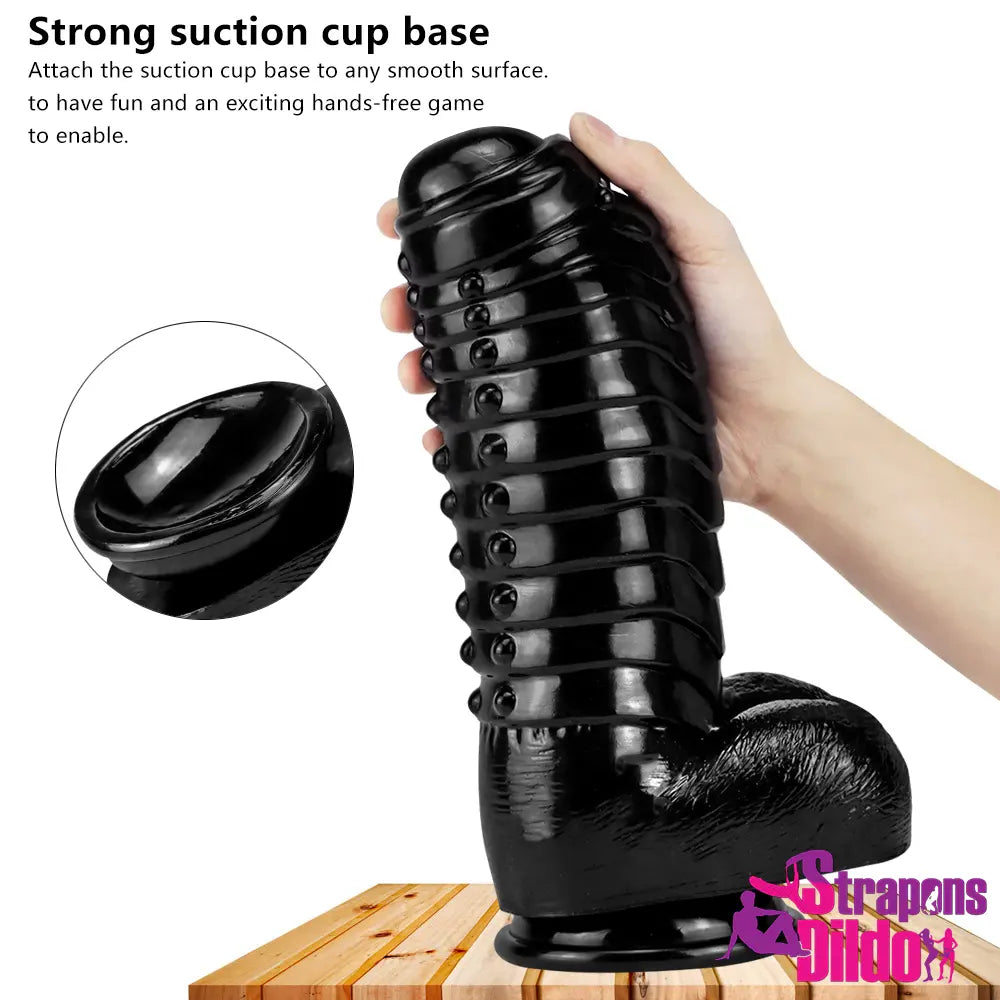 11.8in Thick Uncut Big Spiked Dildo For Vagina Masturbator Female Sex Strap ons Dildo