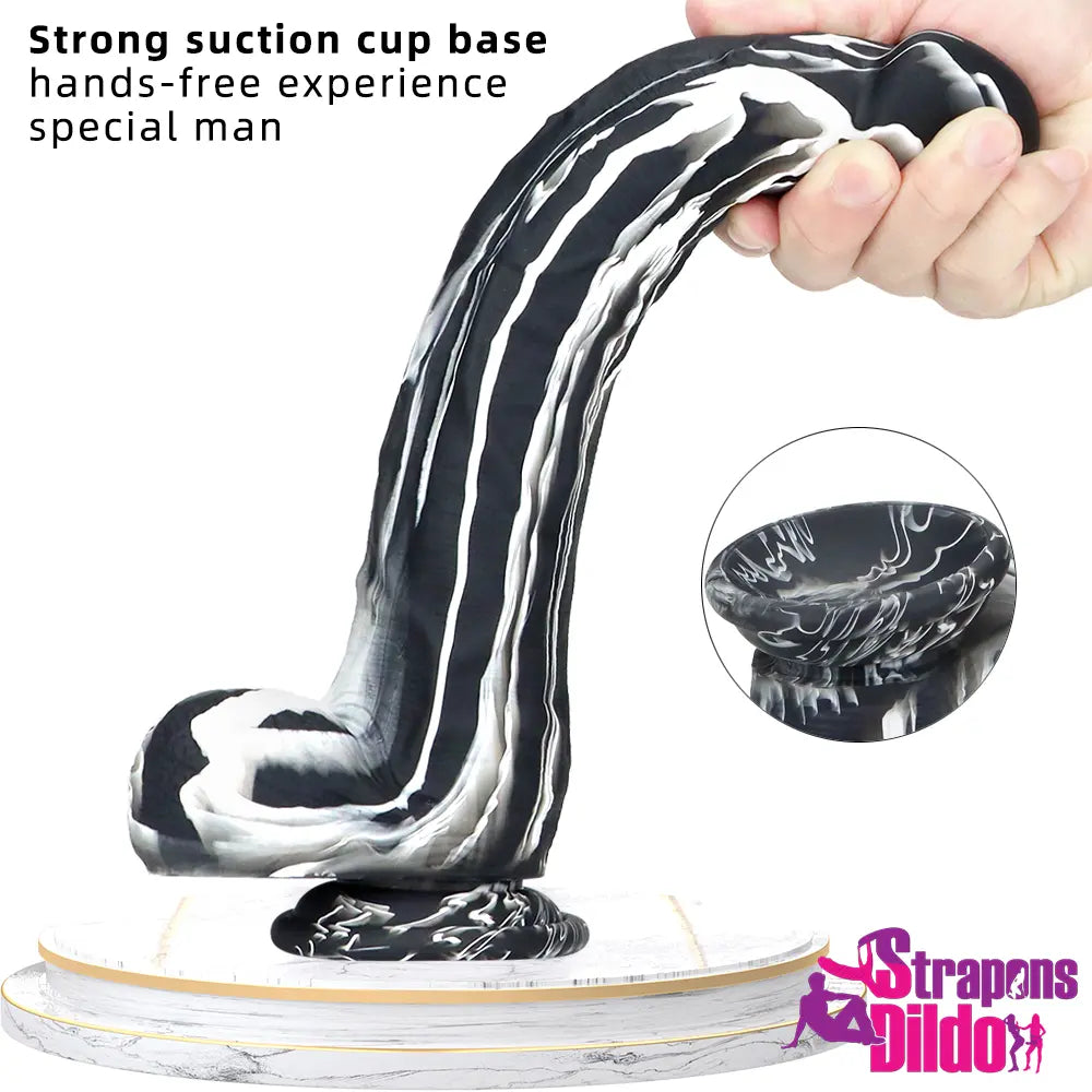 10.23in Silicone Soft Big Prostate Massage Dildo Anal Sex Stimulation Strap ons Dildo