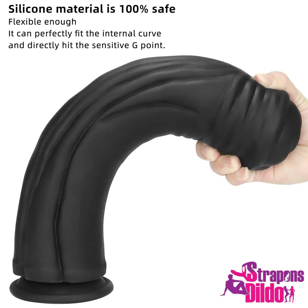 12.4in Huge Animal Horse Cock Silicone Soft Thick G-Spot Vagina Dildo Strap ons Dildo