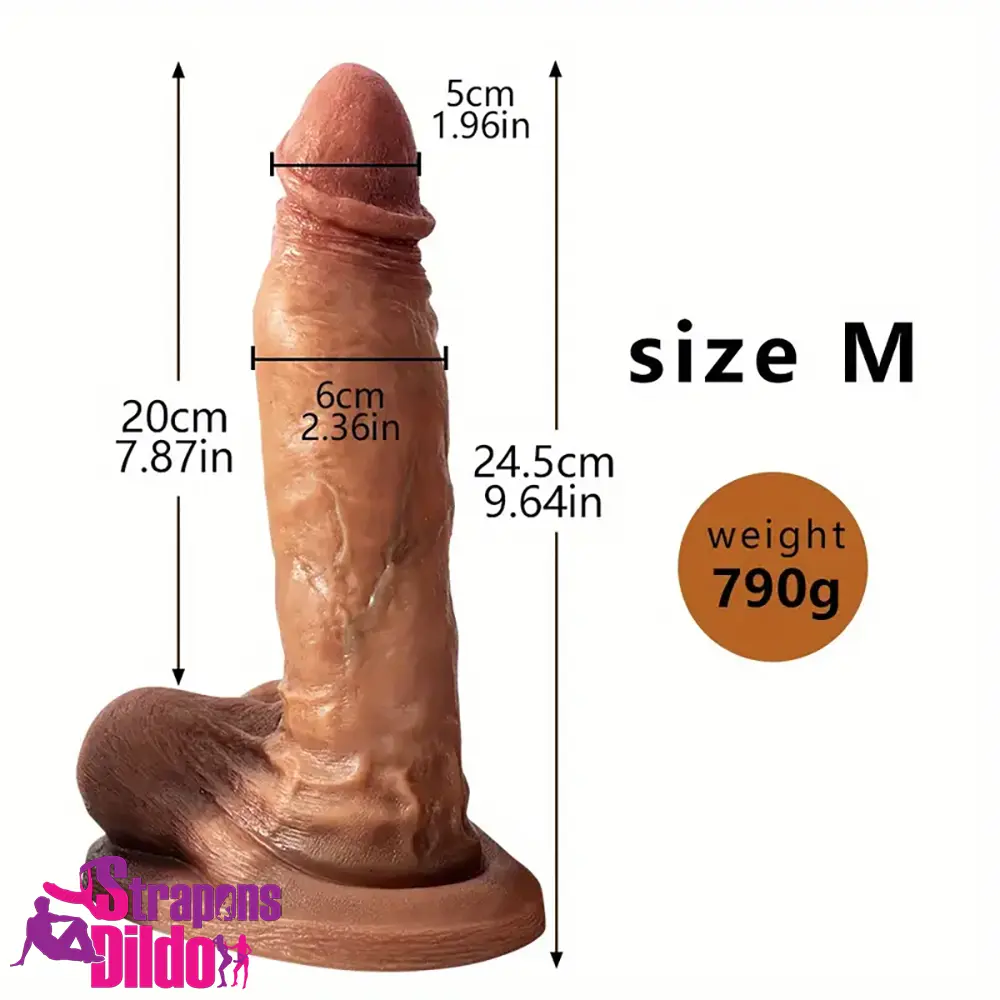 6.88in 9.64in 11.22in Thick Silicone Soft Lifelike Feels Female Male Dildo Strap ons Dildo