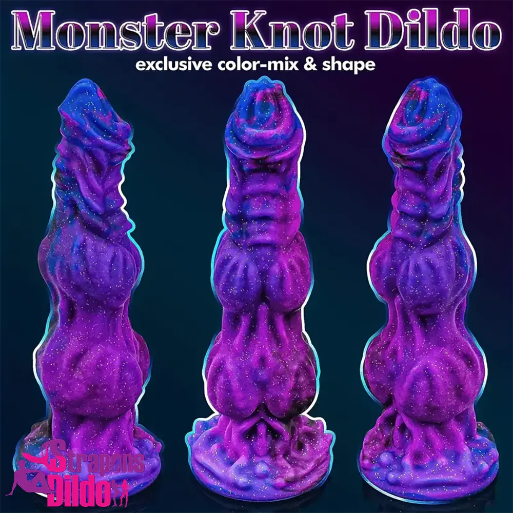 9.65in Fantasy Soft Silicone Monster Dildo For Couples Anal Vagina Toy Strap ons Dildo