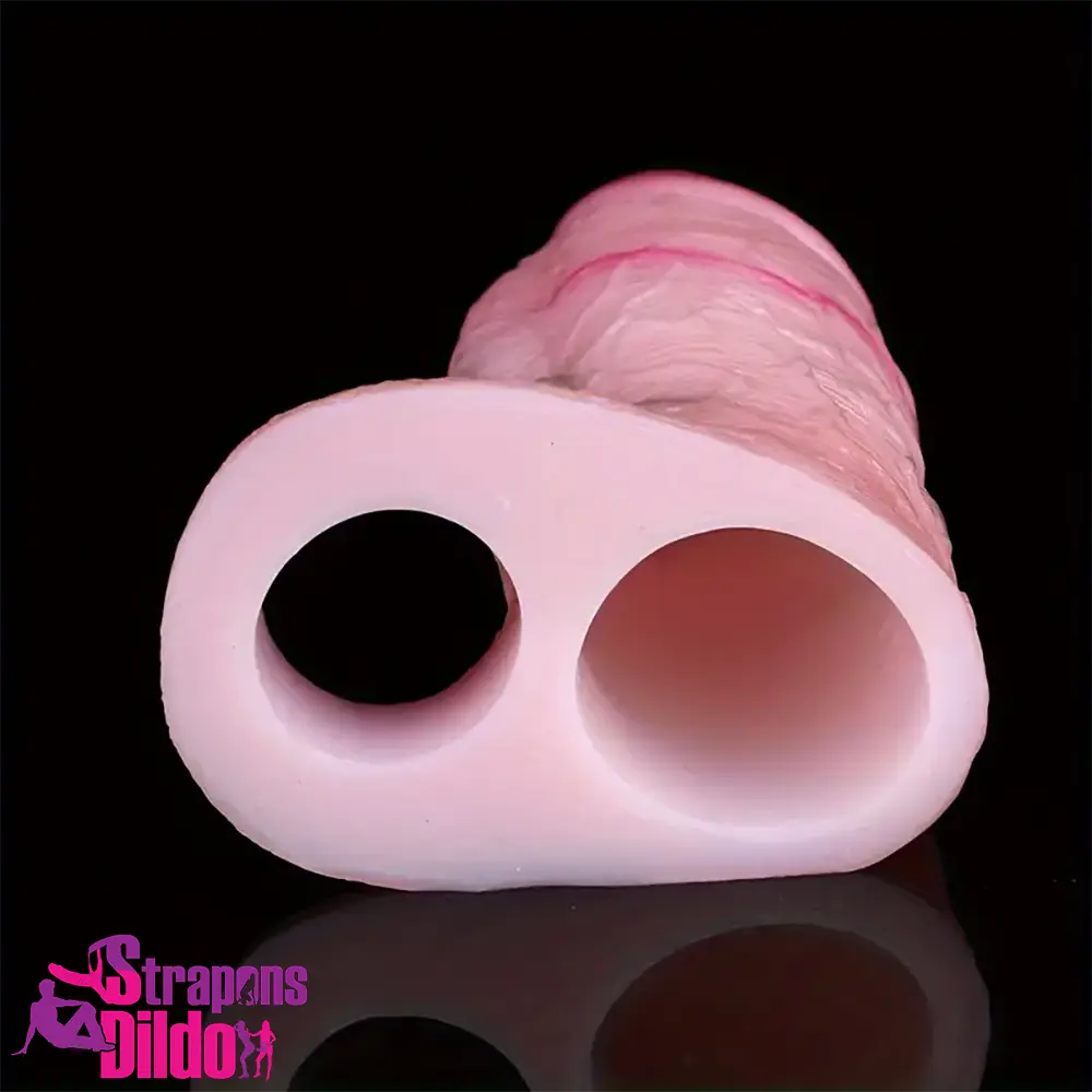 5.31in Silicone Soft Dildo Sleeve Flexible Penis Extender For Masturbator Strap ons Dildo