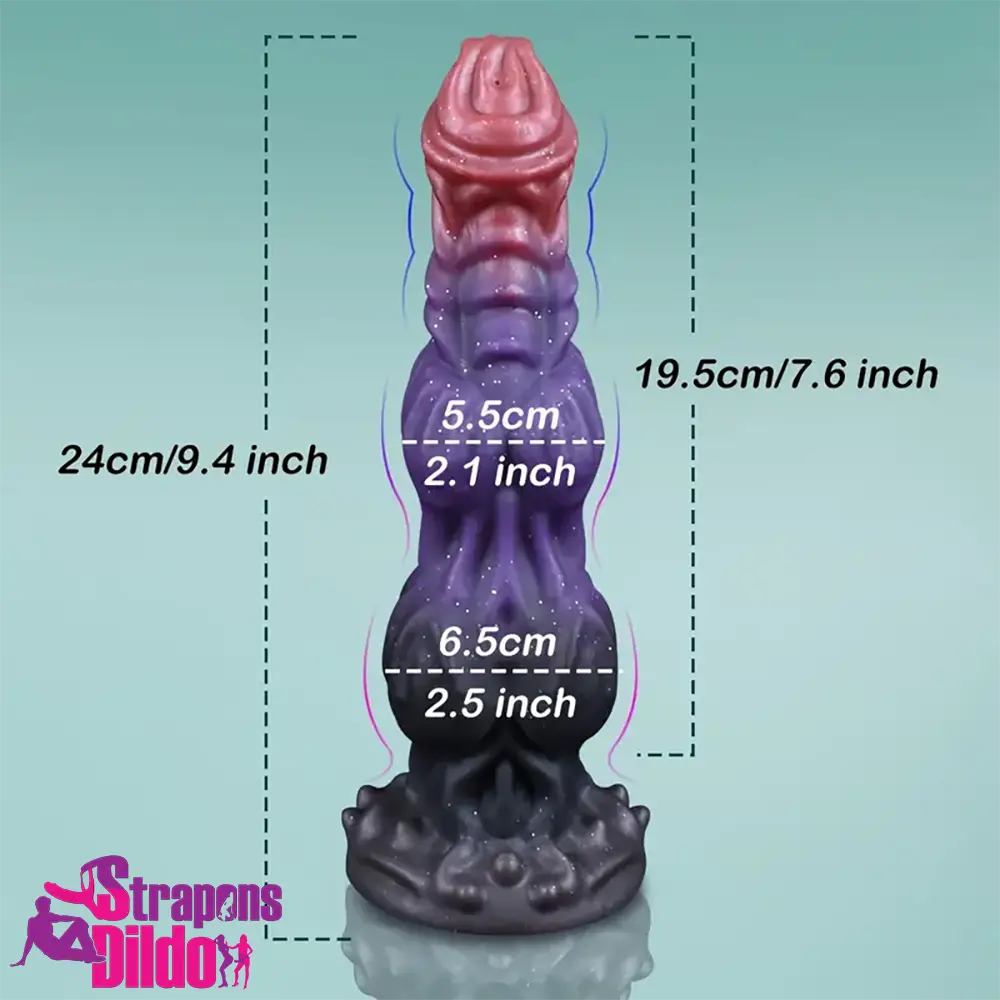 9.4in Fantasy Monster Silicone Soft Ejaculating Dildo For Anal Expander Strap ons Dildo