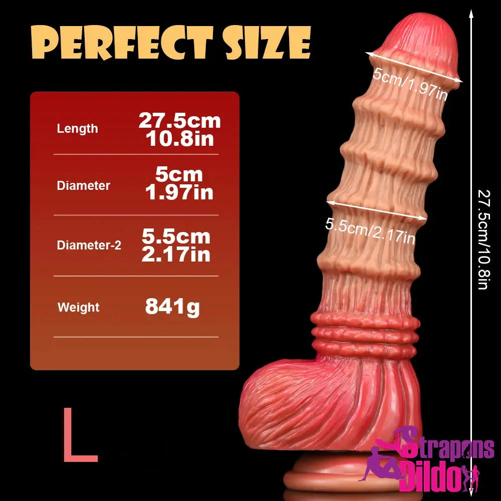 8.98in 9.37in 10.8in Fantasy Silicone Soft Big Dildo Adult Women Men Toy - Strap ons Dildo