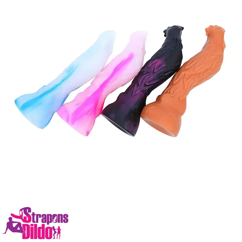 10.8in Rooster Shape Fantasy Large Silicone Soft Dildo For Anal Vagina Strap ons Dildo