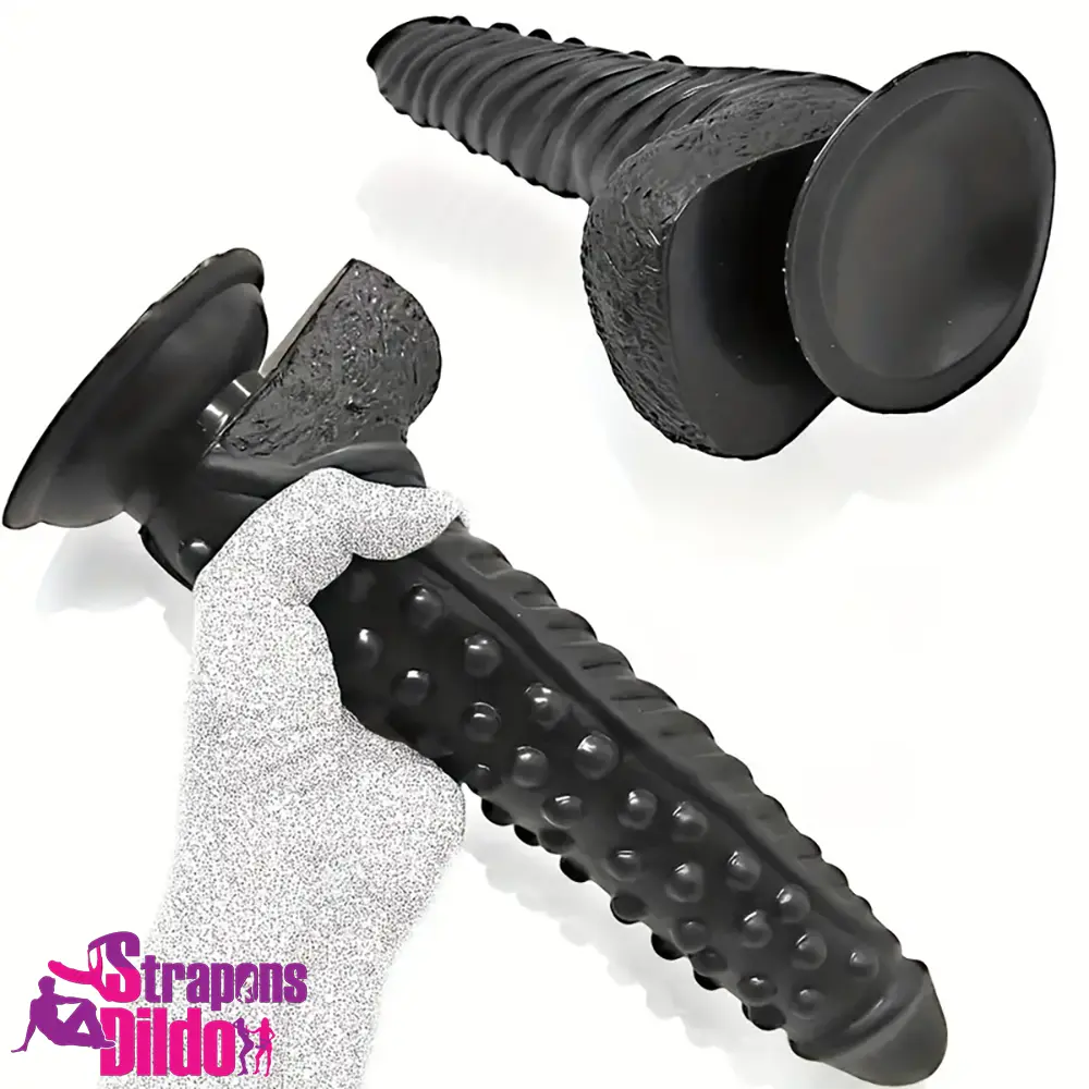 10.6in Spiked Big Fantasy Grainy Dildo For Vagina Anal Vagina Sex Toy Strap ons Dildo