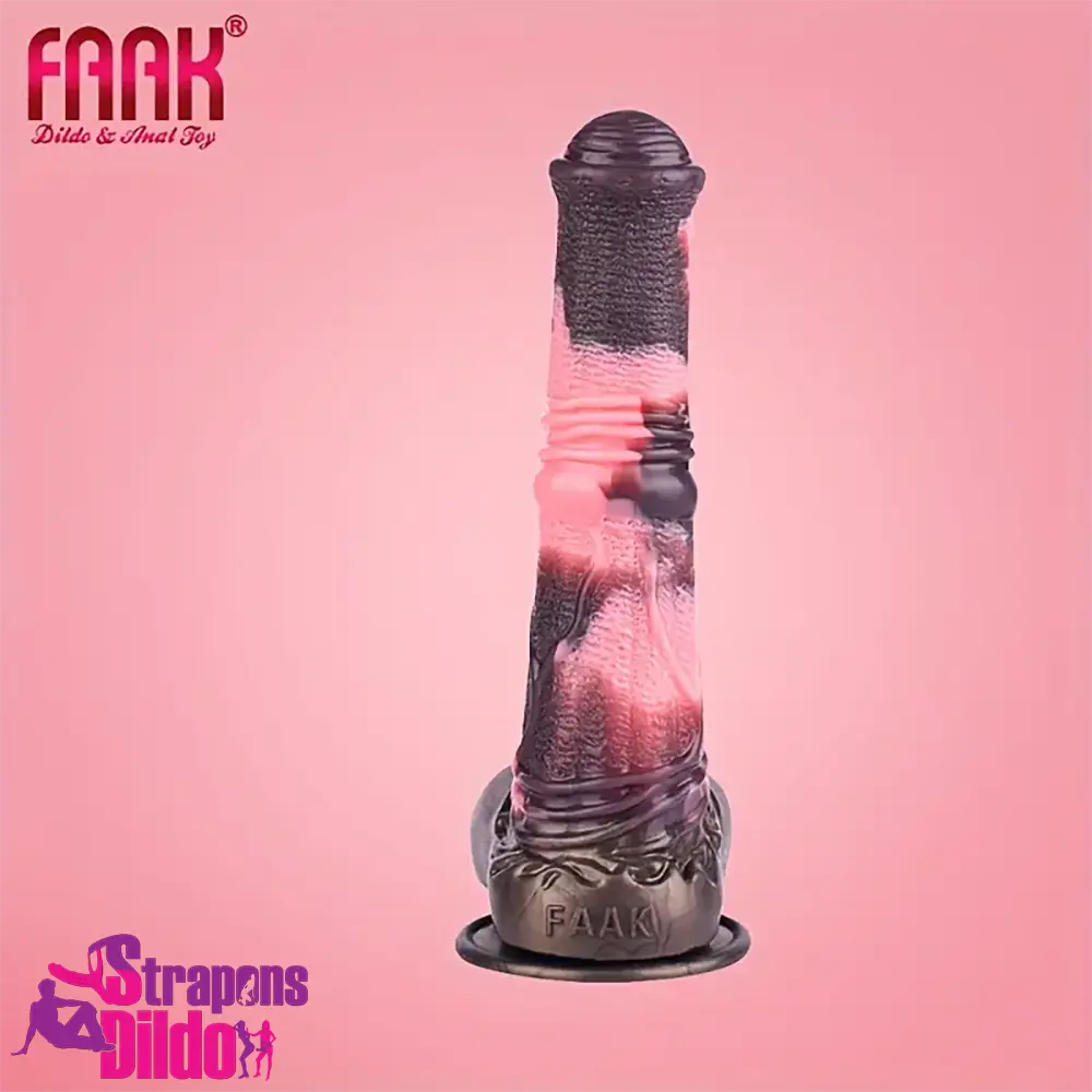 11in 9.8in 11.2in 9.8in Silicone Fantasy Large Horse Penis Knot Dildo Strap ons Dildo