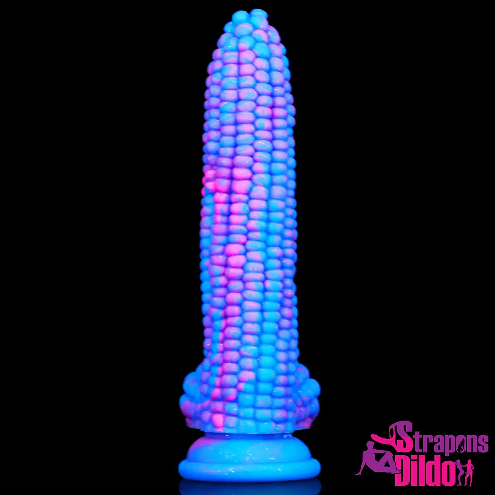 8in Silicone Soft Corn Big Dildo Sex Toy Vagina G-spot Penis Sex Toy - Strap ons Dildo