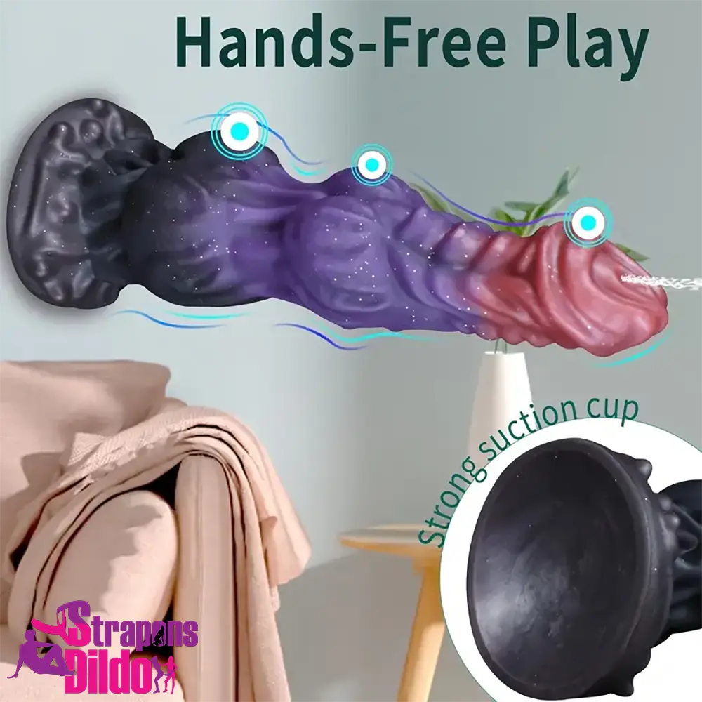 9.4in Fantasy Monster Silicone Soft Ejaculating Dildo For Anal Expander Strap ons Dildo