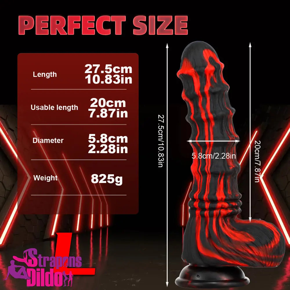 8.27in 9.45in 10.83in Silicone Soft Big Animal Horse Penis Lifelike Dildo Strap ons Dildo