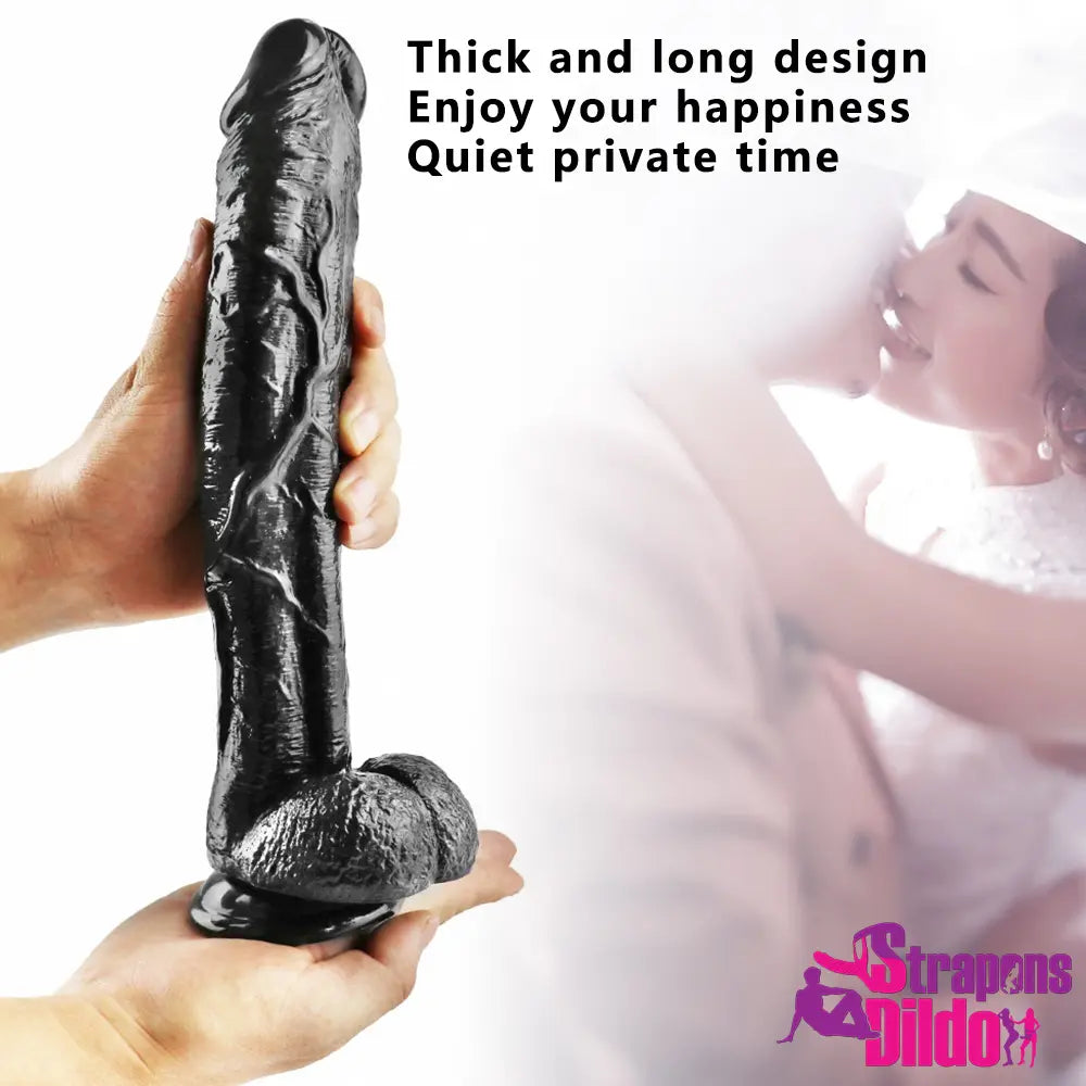 12.2in Real Size Big Curved G Spot Vaginal Dildo Lesbian Masturbator Strap ons Dildo