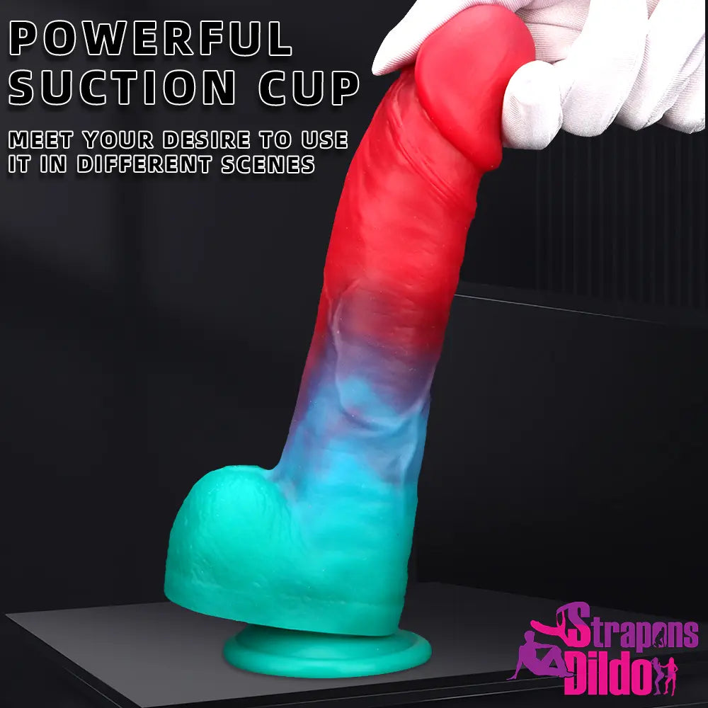 9.05in Big Smart Heating Thrusting Vibrating Remote Electric Dildo Strap ons Dildo