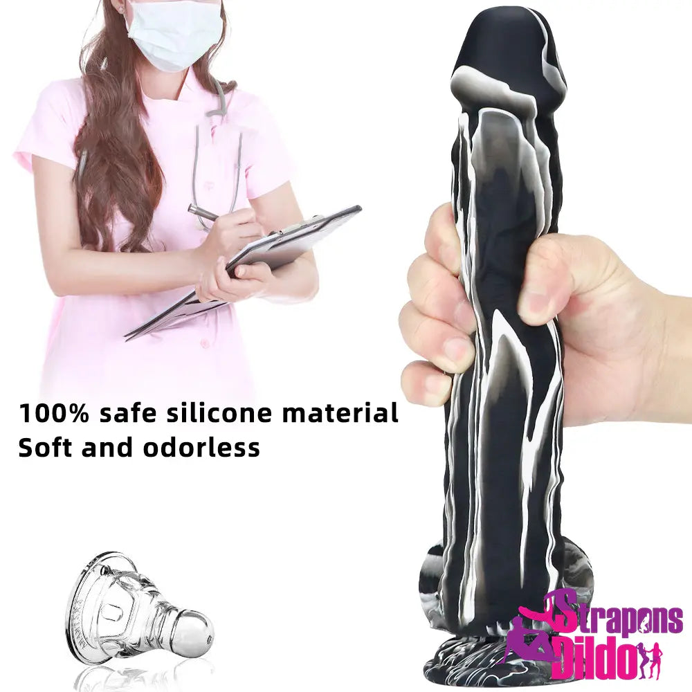 10.23in Silicone Soft Big Prostate Massage Dildo Anal Sex Stimulation Strap ons Dildo