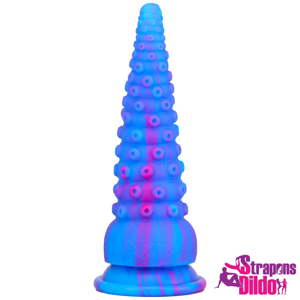 6.02in 7.09in 8.06in Silicone Octopus Tentacle Suction Cup Soft Dildo - Strap ons Dildo