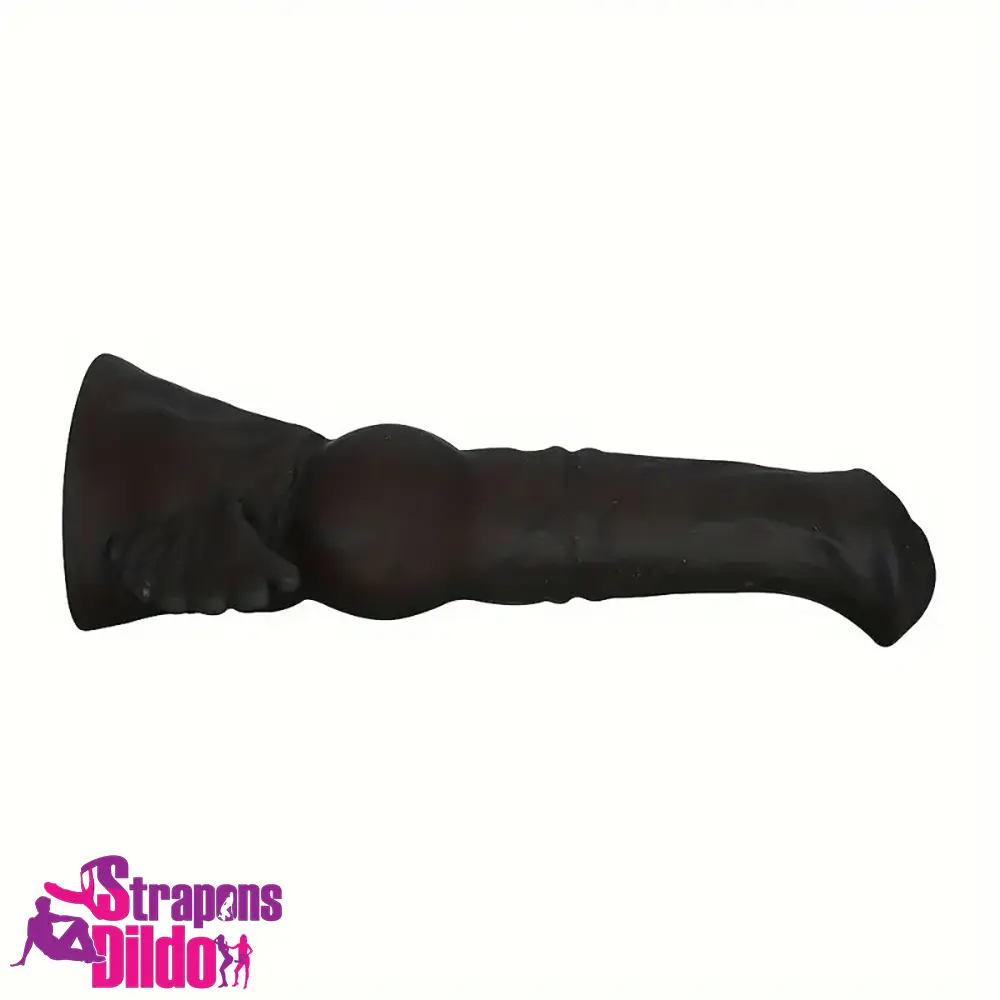 7.68in Odd Silicone Soft Horse Penis Knot Dildo For Clitoral Quick Orgasm Strap ons Dildo