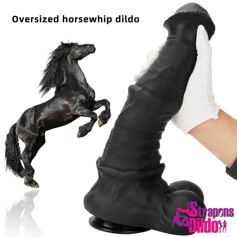 10.04in 11.41in 13.38in Horse Cock Big Black Animal Dildo For Women Strap ons Dildo