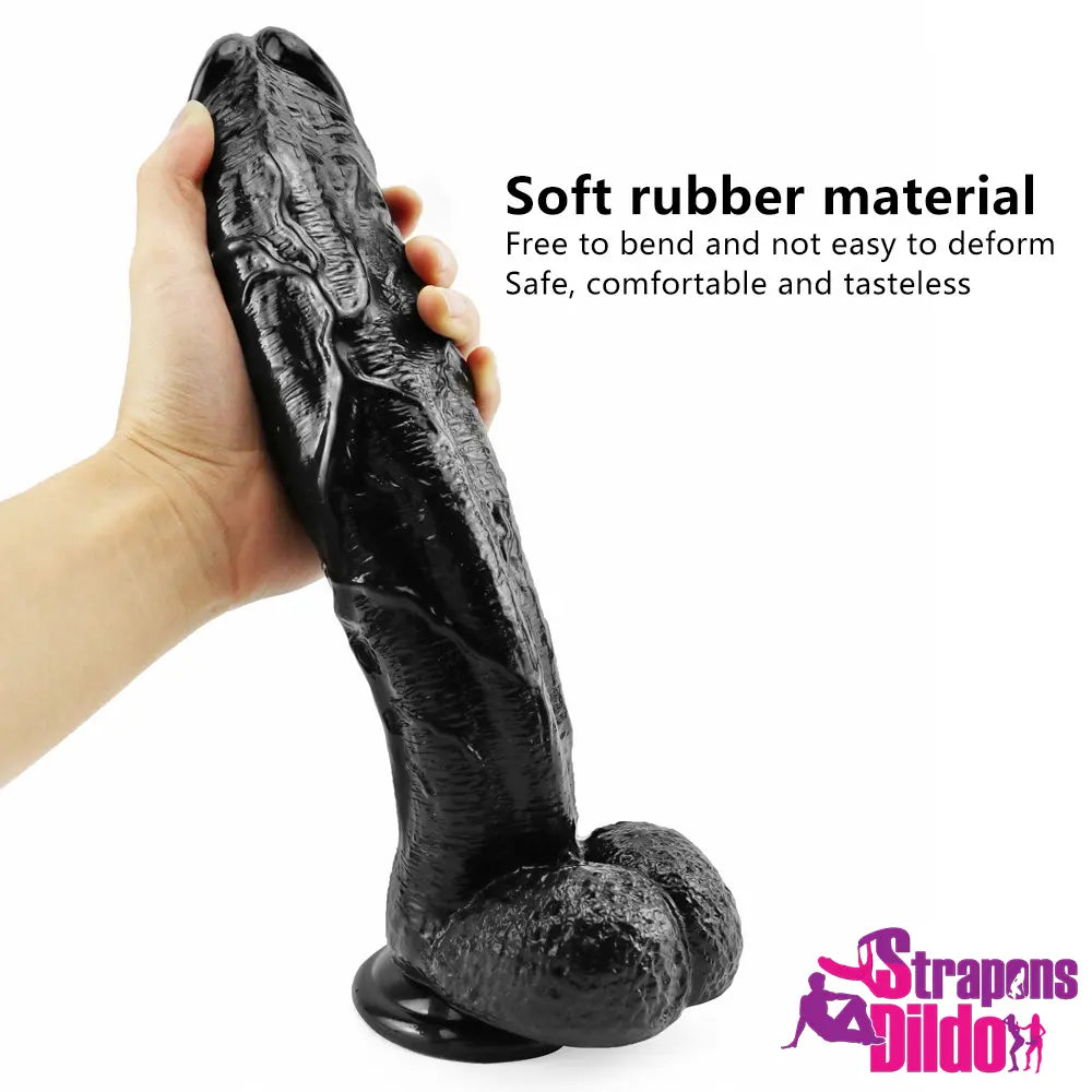 12.2in Real Size Big Curved G Spot Vaginal Dildo Lesbian Masturbator Strap ons Dildo